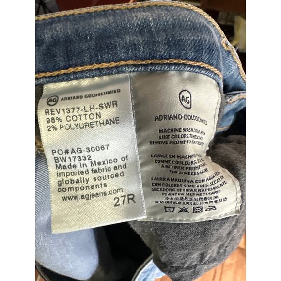 ag adriano goldschmied the steve ankle slim straight ankle jeans - Picture 4 of 4